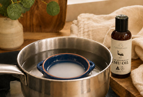 How To Do a Hot Emu Oil Treatment For Hair & Scalp