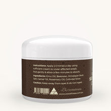 Load image into Gallery viewer, OzWellness emu oil skin repair cream back