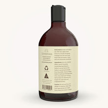 Load image into Gallery viewer, OzWellness emu oil shampoo 500ml side
