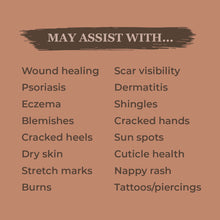 Load image into Gallery viewer, List of conditions emu oil cream may help